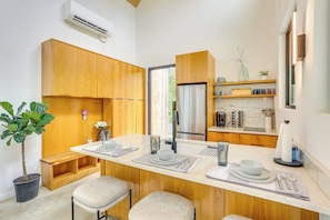 Kitchen | Stovetop | Refrigerator | Cooking Utensils | Spices | 1st Floor