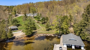 Waterfront, Boathouse & Outdoor Kitchen