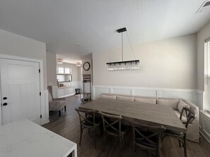 Welcoming entryway with stylish decor and seating, setting the tone for a luxurious stay.