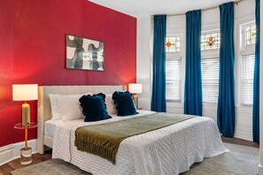 Master's bedroom with king bed
