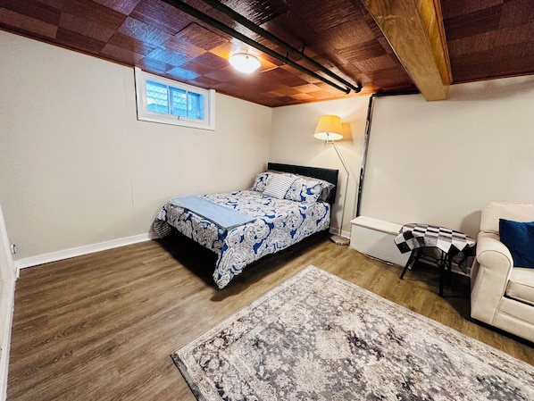 Open concept studio.