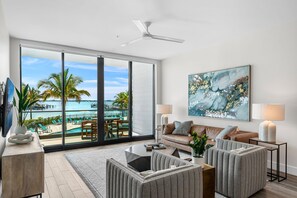Abundance of natural light in the living area
