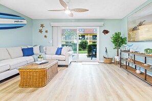 Spacious and bright living room