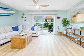 Spacious and bright living room