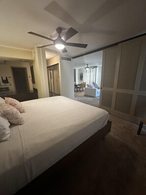 Primary bedroom with King bed, en-suite bathroom