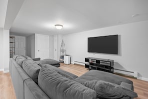 Lower level family room