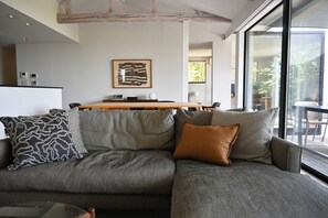 Enjoy the slow pace of time in the spacious and open living room.