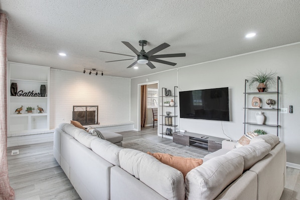 Oklahoma City Vacation Rental | 3BR | 2.5BA | Stairs Required | 1,500 Sq Ft