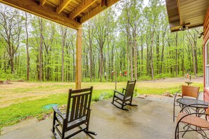 Patio | Multi-Level Cabin