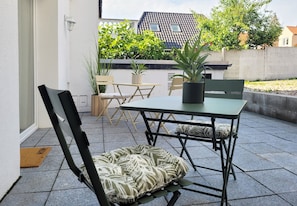 Sitzbereich auf der Terrasse