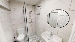 Full Bathroom 1:
- Sink
- Toilet
- Electric Shower
