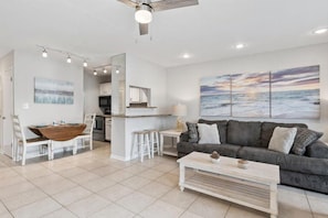 Living Room with Sofa Sleeper