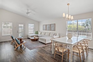 Living Room and Dining Table