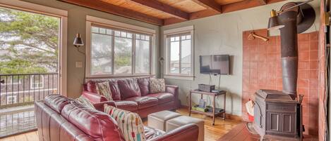 Living Room comfortable Seating with Window View