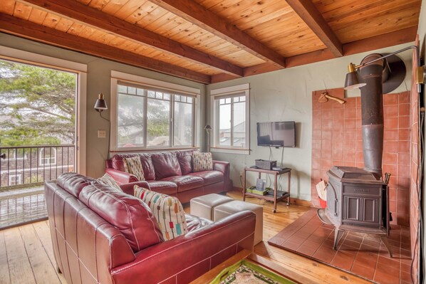 Living Room comfortable Seating with Window View
