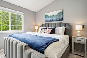 Bedroom 1 | King Bed with Ensuite Bath and Walk-in Closet (upper level)