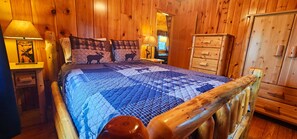 Comfortable queen beds with quality linens in every room