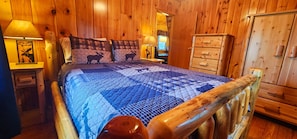 Comfortable queen beds with quality linens in every room