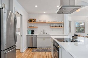 Kitchen with quartz, nicely updated!