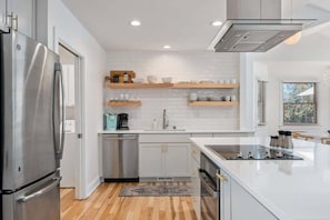 Kitchen with quartz, nicely updated!
