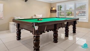 Full sized billard table