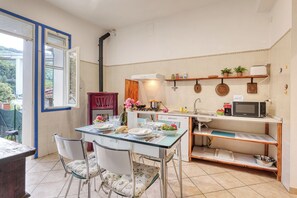 Kitchen and dining area