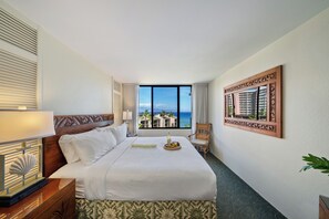 Kaanapali Shores 709 Wake up to natural light and sweeping sea views from your comfortable bed