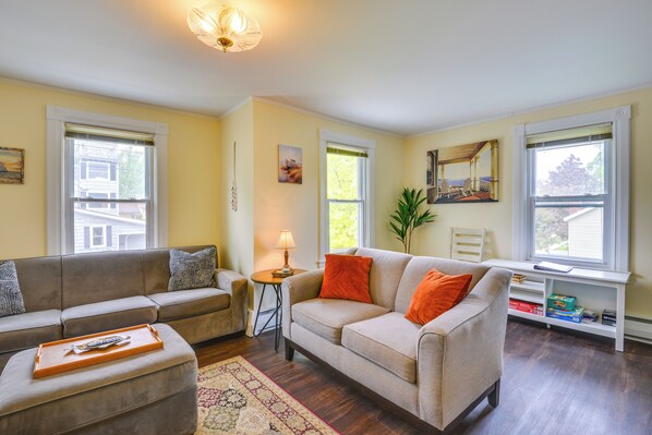 Clayton Vacation Rental | 2BR | 1BA | 1,100 Sq Ft | Stairs to Access