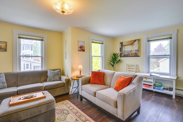 Clayton Vacation Rental | 2BR | 1BA | 1,100 Sq Ft | Stairs to Access