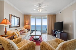 Living Area with Balcony