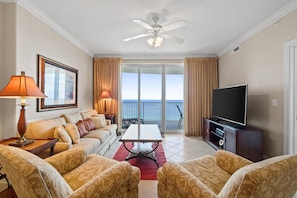Living Area with Balcony