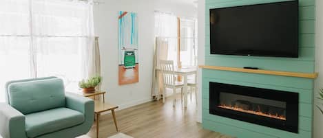 Warm and inviting living room
