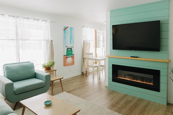 Warm and inviting living room