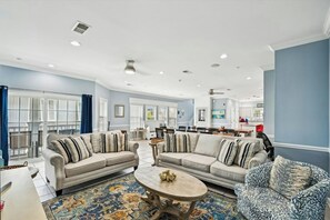 Get everyone together for a family movie night or to play some games.