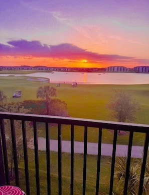 Fabulous sunsets from your patio