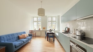 Kitchen, Living Room
