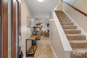 Stairs to adventure, or just to the best couch in the house.