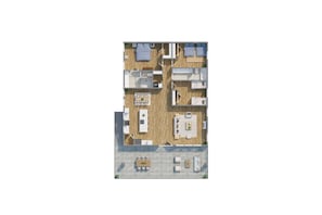 Floor plan of the home