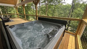 Huge Hydrotherapy Hot Tub