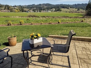 Patio off the Master bedroom for enjoying morning sunrises.
