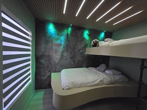 Floating XL TWIN beds and Dagobah vibes—sleep, you must