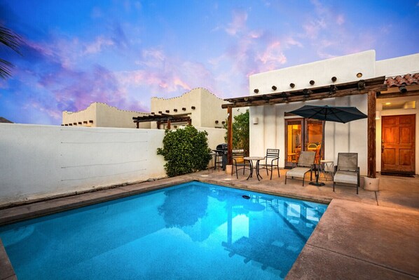 Relax and unwind in our private pool