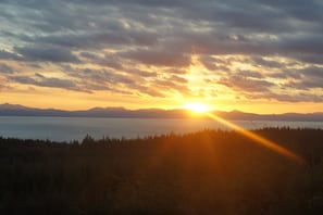 Sunset view from the balcony