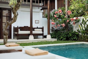 Outdoor private swimming pool