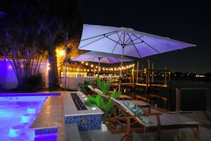 Maybe an evening swim in the heated pool?