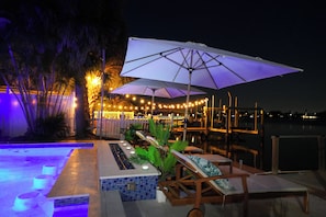 Maybe an evening swim in the heated pool?
