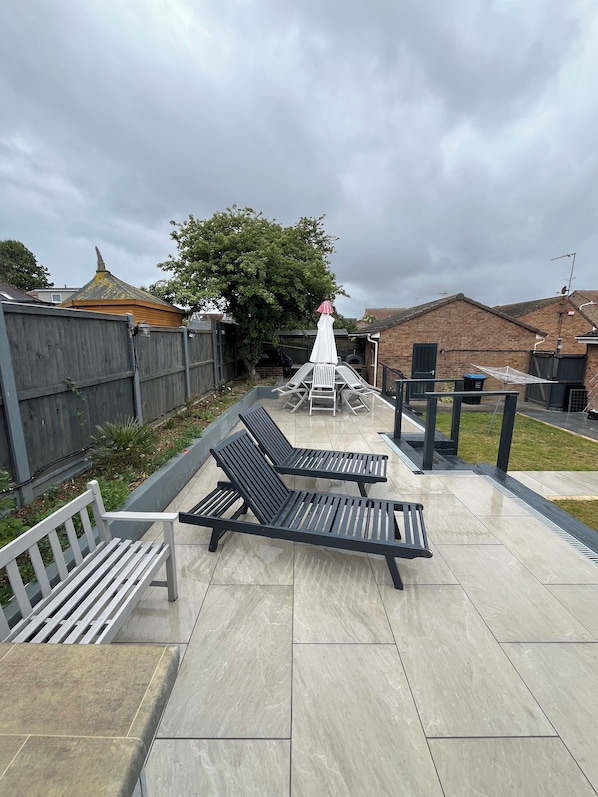 raised patio