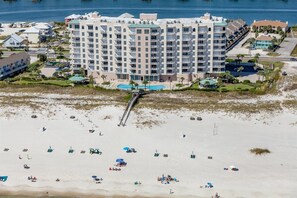 Aerial view of Spanish Key from Gulf