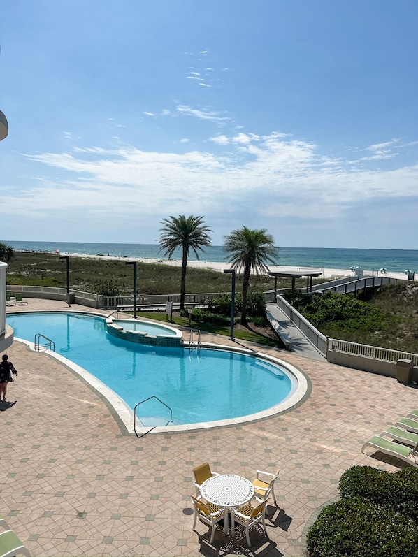 Partial view from Spanish Key 108 balcony