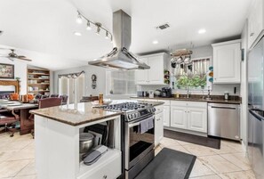 Fully Stocked Kitchen